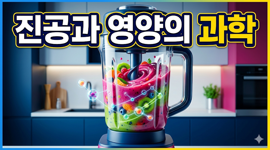 믹서기 칼날의 회전 속도와 진공 상태가 영양소 파괴를 막는 이유 완벽 분석 썸네일