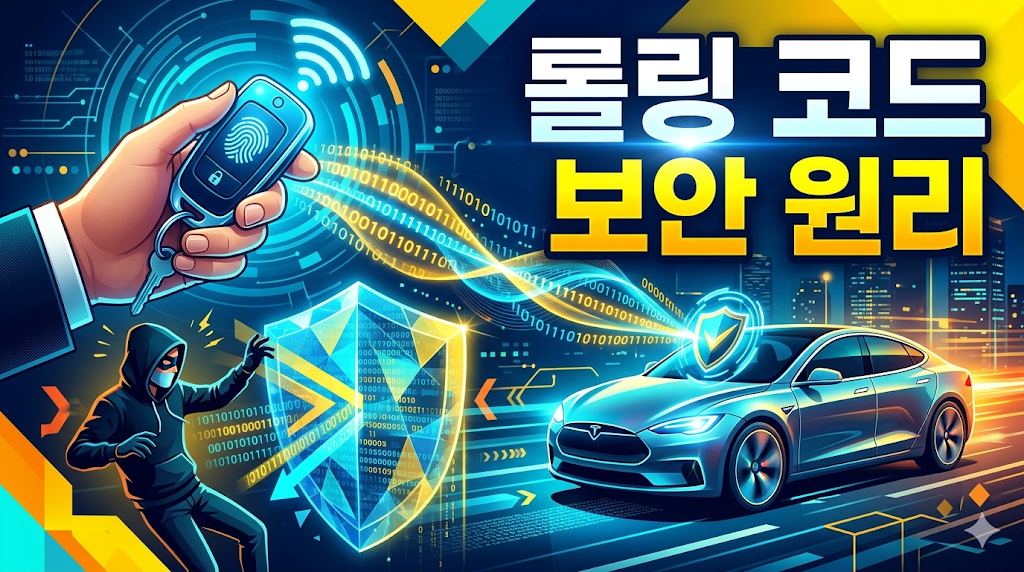 자동차 스마트키 롤링 코드 해킹 방지 매번 바뀌는 암호의 비밀 썸네일