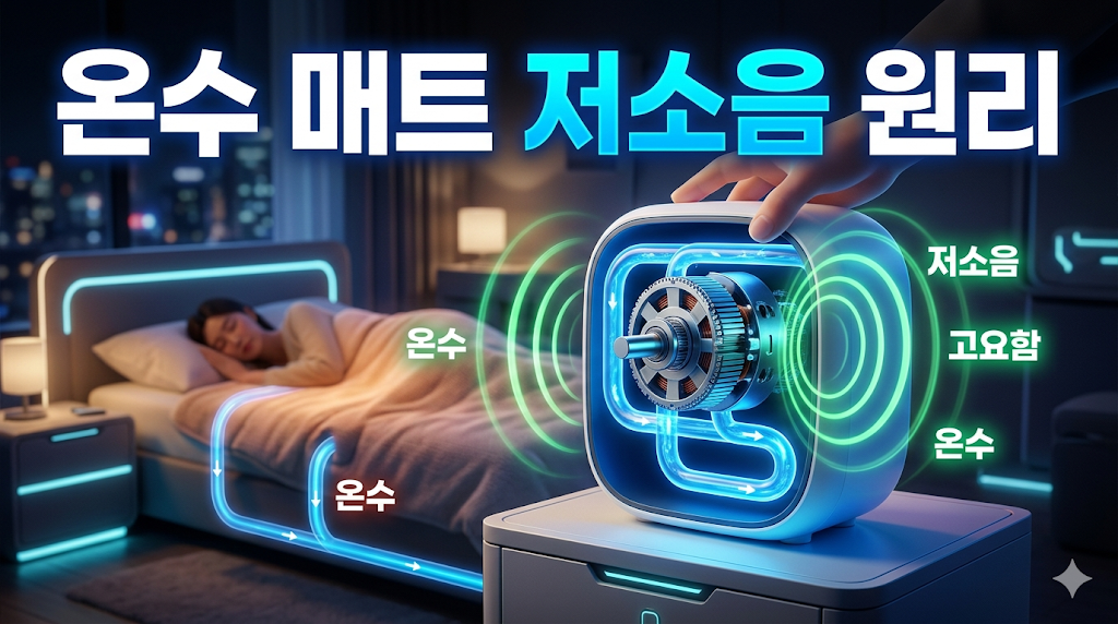 온수 매트 보일러 저소음 모터 기술 꿀잠을 지키는 무소음의 비밀 썸네일