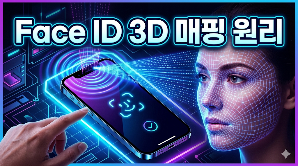 아이폰 Face ID 트루뎁스 카메라 3만 개의 점이 만드는 3D 보안의 과학 썸네일
