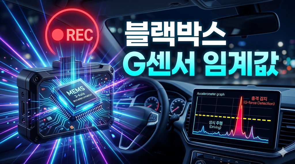 블랙박스 G센서 임계값 원리 충격 감지와 이벤트 녹화의 핵심 기준 썸네일
