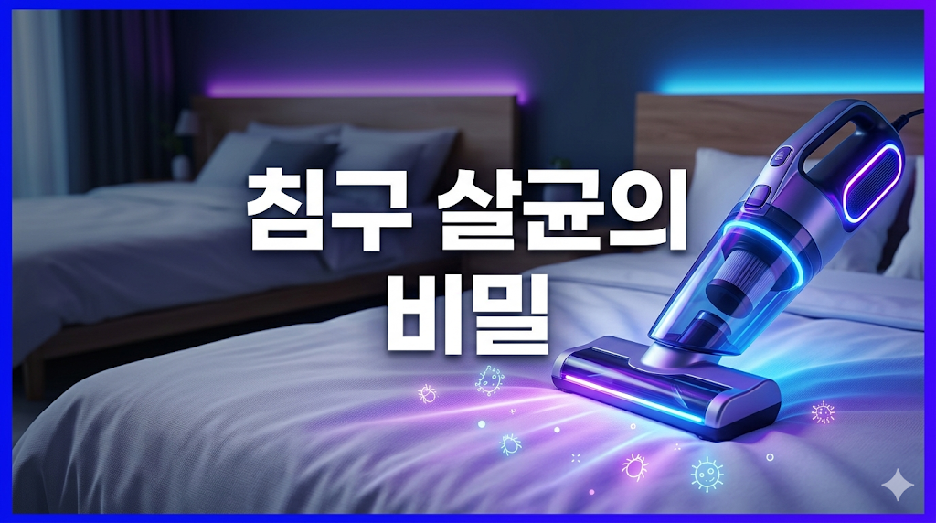 침구 청소기 UV-C 램프가 세균의 DNA 사슬을 끊는 살균 원리의 모든 것 썸네일
