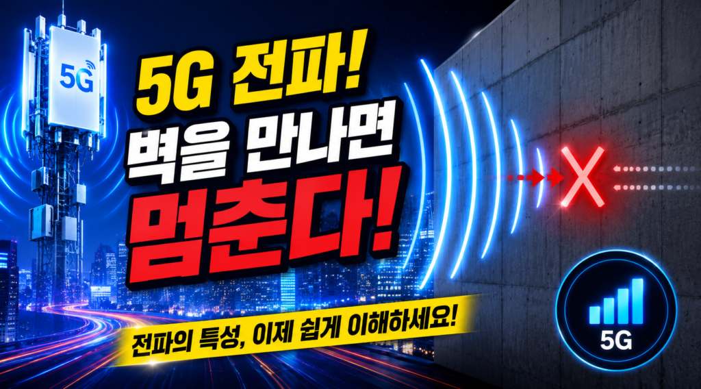 5G 밀리미터파 회절성 한계와 기지국이 촘촘한 과학적 이유 썸네일
