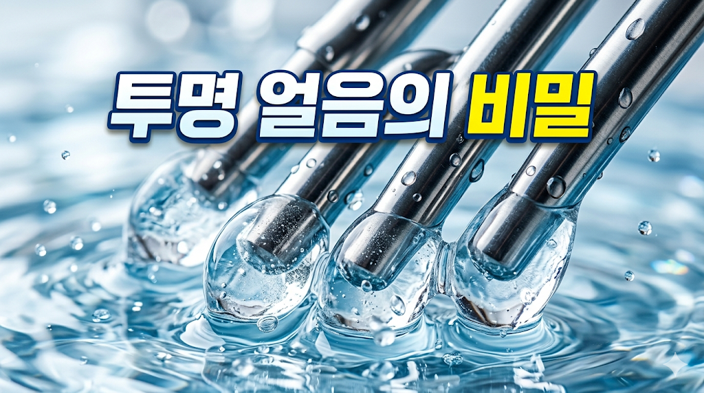 얼음정수기가 기포 없는 투명한 얼음을 만드는 '핑거 냉각' 기술의 과학 썸네일